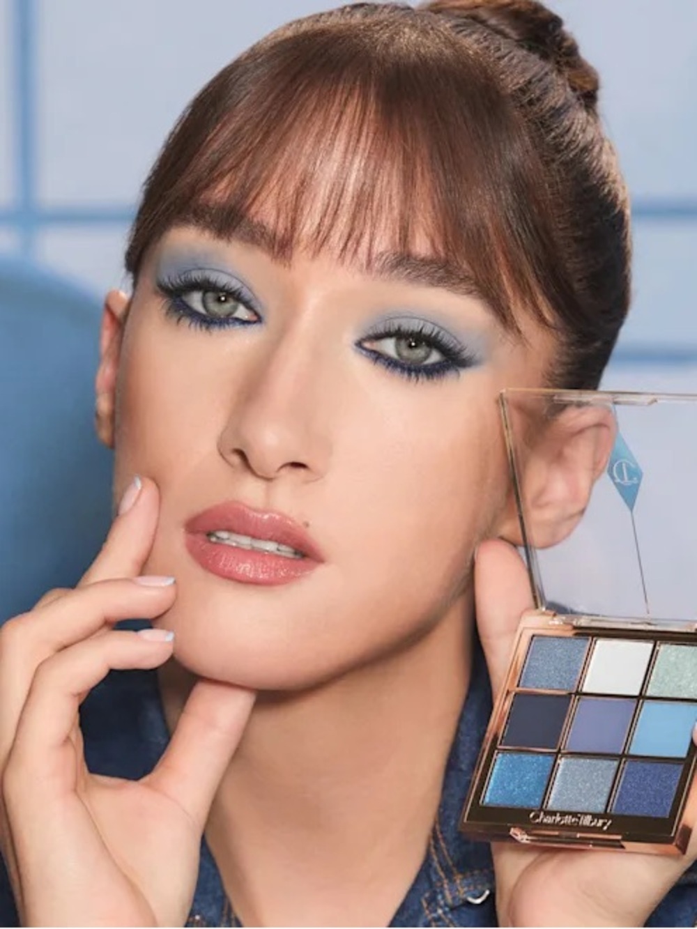 CHARLOTTE TILBURY Charlottes Palette Beautifying Eye Trends Denim Dimension NIB